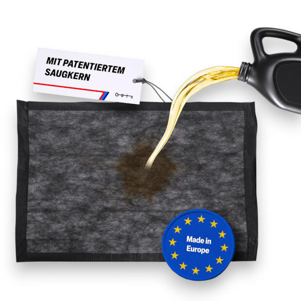 Ölmatte Sauberman pour voitures / oldtimer 2 pièces à prendre lhuile usée