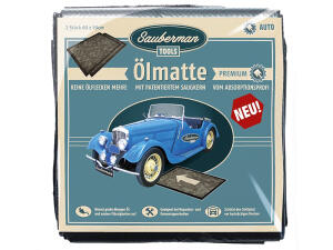 Ölmatte Sauberman pour voitures / oldtimer 2 pièces à prendre lhuile usée