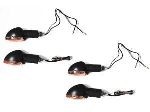 Blinker Arrow 2 Paar Halogen Mini Motorrad Quad ATV Custom orange lang 21W
