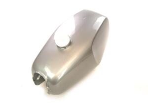 Tank Büffeltank silber für Simson Typen S50, S51 Hoch-Tank Kraftstoffbehälter