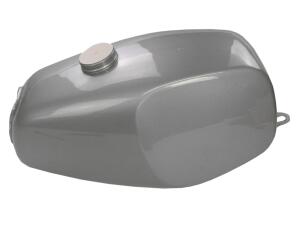 Tank Büffeltank silber für Simson Typen S50, S51 Hoch-Tank Kraftstoffbehälter