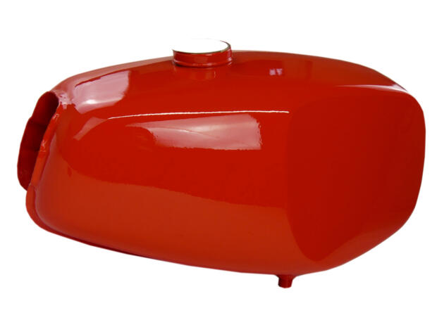 Tank Büffeltank orange für Simson Typen S50, S51 Hoch-Tank Kraftstoffbehälter