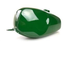 Tank Büffeltank grün für Simson Typen S50, S51 Hoch-Tank Kraftstoffbehälter B-Ware
