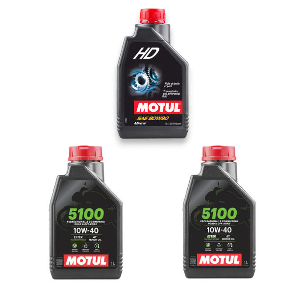 Oil change kit and gear box for Triton Baja/Outland/Reactor 250/300/400/450/480