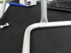 Kofferträger Seitenkoffer für BMW R1200GS / Adventure Edelstahl B-Ware