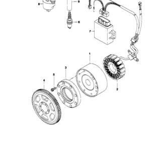 Starter gear starter clutch for Adly Herkules Hurricane...