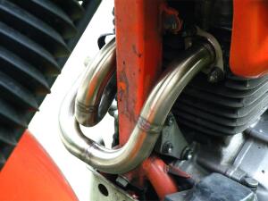 Exhaust header for Honda NX 650 Dominator RD08 98-01