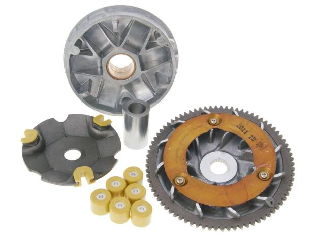 Variator with V-belt pulley for Piaggio 125-150ccm (Leader engine)