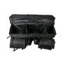 Black 33" Rear Rack Soft Luggage for Cectek Quaddrift 500 EFI Streetquad / ATV Gladiator 500 EFI
