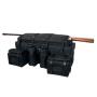 Black 33" Rear Rack Soft Luggage for Kymco KXR/Maxxer/MXU 250/300/400/450 Quad ATV