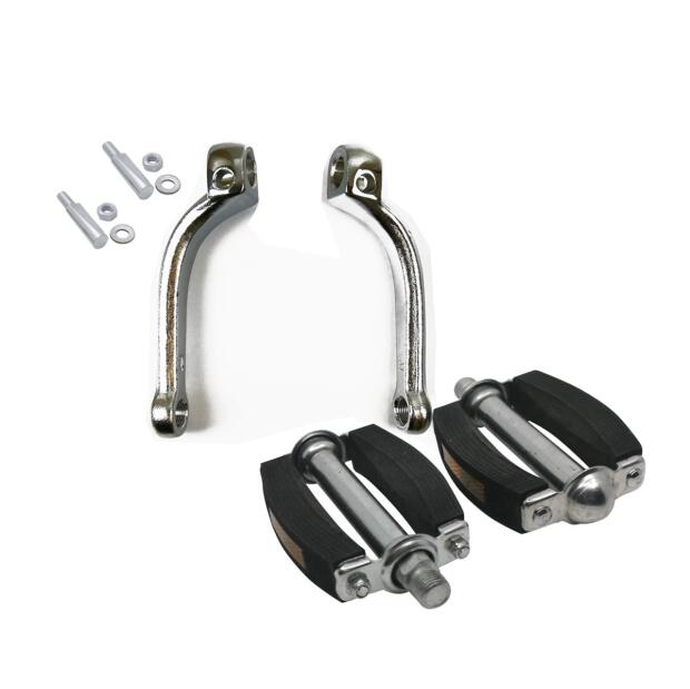 Pedale Hercules Keile, Pedalarme, Kurbel, Moped für Hercules Prima M 2 3 4 5 Original klassisches Retro Design Komplettset