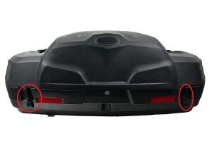 2x Retaining Strap for Box Rear Case with Seat ATV Top Case