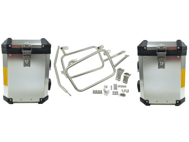 Koffer Satz Alu für BMW R1200 / 1250 GS LC Adventure ab Bj.2013 Stahlträger 45Liter