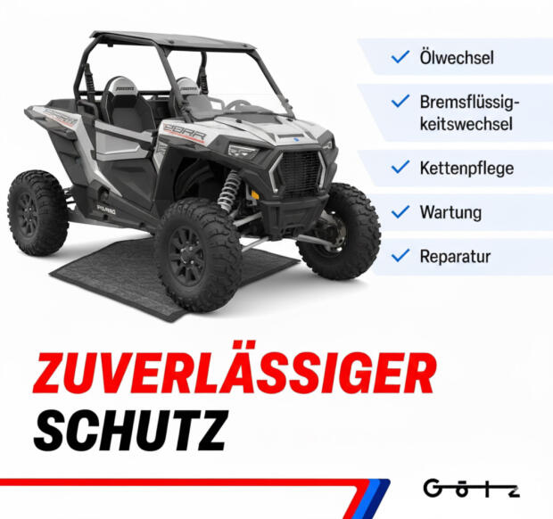 Ölmatte UTV SSV Side by Side 2 Stück zur Aufnahme von Altöl mit starkem Saugkern
