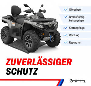 Ölmatte Quad ATV 2 Stück in 60x90 cm zur Aufnahme von Altöl mit starkem Saugkern
