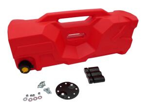 Fuel Can 15 liter Red with Holder for UTV Boxes