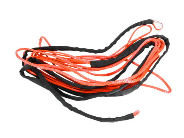 Winch robe synthetic in orange for Quad ATV UTV 4x4 Offroad
