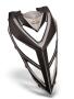 Abdeckung Kühlergrill für Yamaha YFM 700R 13-22 weiß-carbon