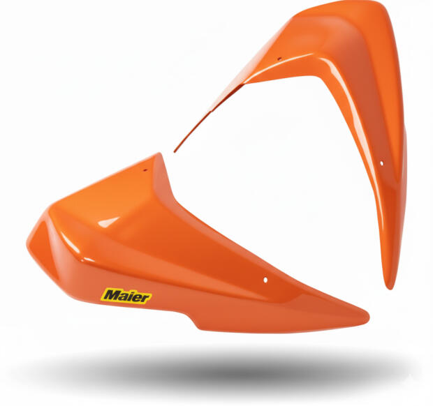 Add-On Zusatzkotflügel für Kawasaki KFX 450R orange