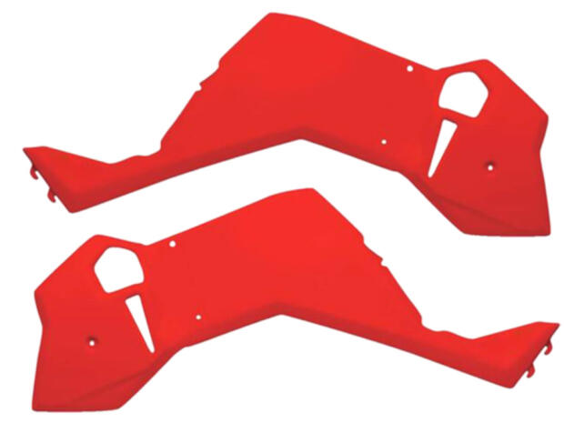 Seitenteile für Polaris Outlaw 500 / 450 MXR / 525IRS / 525S in rot