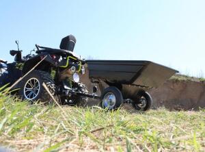 Kippanhänger Quad Anhänger ATV UTV Trailer Rasentraktor