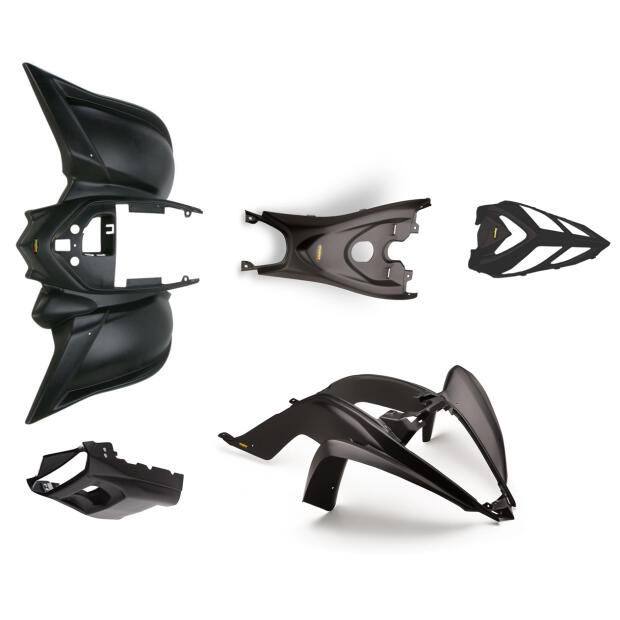 Fender kit for Yamaha Raptor YFM 700 R in matt black from 2013