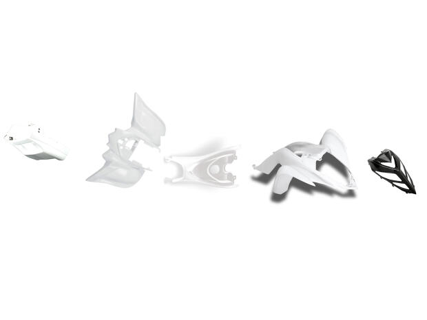 Kotflügel für Yamaha YFM 700 R Raptor weiss Verkleidung ab 2013