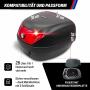 Top Case 28 Liter Helmkoffer schwarz für Ducati Motorrad