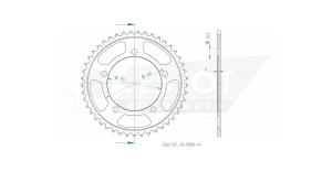 Kette Regina 525 x 120 Z-Ring Gold ZRT