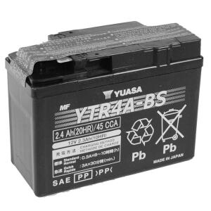 YUASA YTR4A-BS 12V/2,4Ah A45 CCA Motorradbatterie AGM...