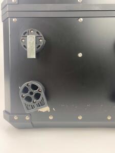 Koffer Tourenkoffer Seitenkoffer Aluminium 38Liter schwarz vormontiert B-Ware