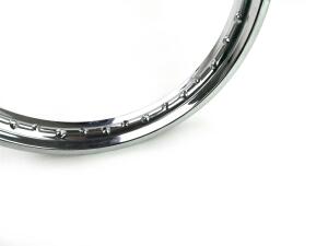 Felge Felgenring 1,85 x 18 Zoll Stahl, 36 Loch für Motorrad, Moped, Mofa