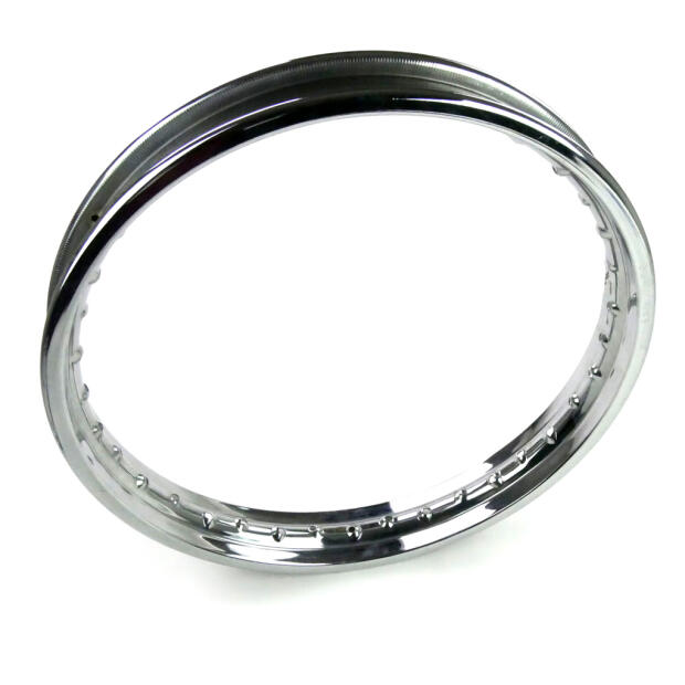 Felge für Simson AWO MZ JAWA IFA BK350 DKW NSU HOREX 1,85 x 18 Stahl chrom