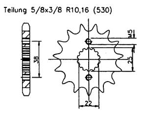 Ritzel für Cagiva Elefant 750 Trail / Lucky Explorer...