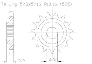 Ritzel Z.14 für Ducati 749 2003-2006