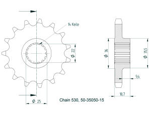 Ritzel für Ducati Multistrada 1200 (S)...