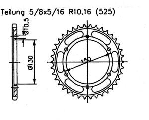 Ritzel für Honda CB 350 SG Zähnezahl 15