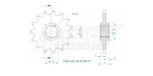 Ritzel Z.15 für VOGE 500 AC 2022-2023