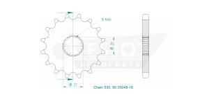 Ritzel für Suzuki GSX 1300  B-KING K7,K8,K9,L0,L1,L2...