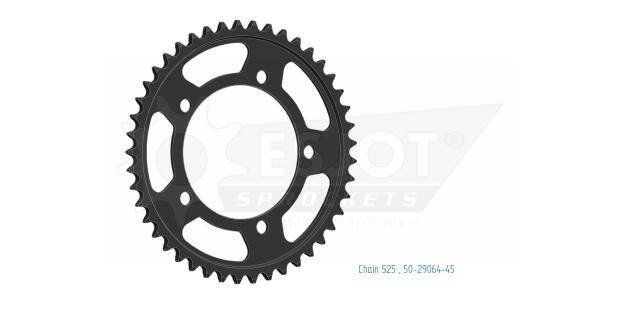 Kettenrad für BMW S 1000 R ABS (M) Zähnezahl 45