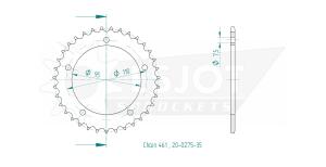 Kettenrad für Hercules Ultra 50 80 Ultra 80 AC Chopper Zähnezahl 41