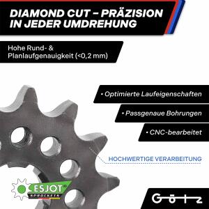 Kettensatz für Bashan Quad 250 X-Ring