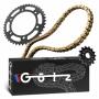 Chain and Sprocket kit for Kawasaki ZX-6R 636 (ZX636 A1P) Ninja 520 Conversation  X-Ring