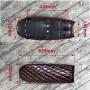 Motorbike Seat Retro Classic Cafe Racer Universal, Diamond brown, Length 63 cm