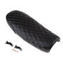 Motorrad Sitzbank Retro Classic Cafe Racer Universell, Diamond schwarz, Länge 63 cm