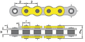 Chain Regina 420 x 104 gold