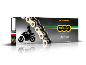 Kettensatz für Hercules Hobby 50 Rider HR2 m. Alurad Regina 415ORO x 130 Gold verstärkt