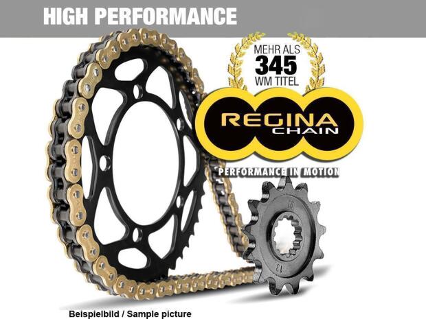 Chain kit for Aprilia Tuono 125 17-20 ABS Regina 428 x 136 gold reinforced