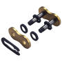 Kettensatz für Suzuki DR-Z 400 S-L0,L1,L2 mit Regina ZRTO Kette Z-Ring in Gold