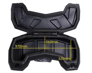 Kofferbox Kunstoff 100Liter schwarz